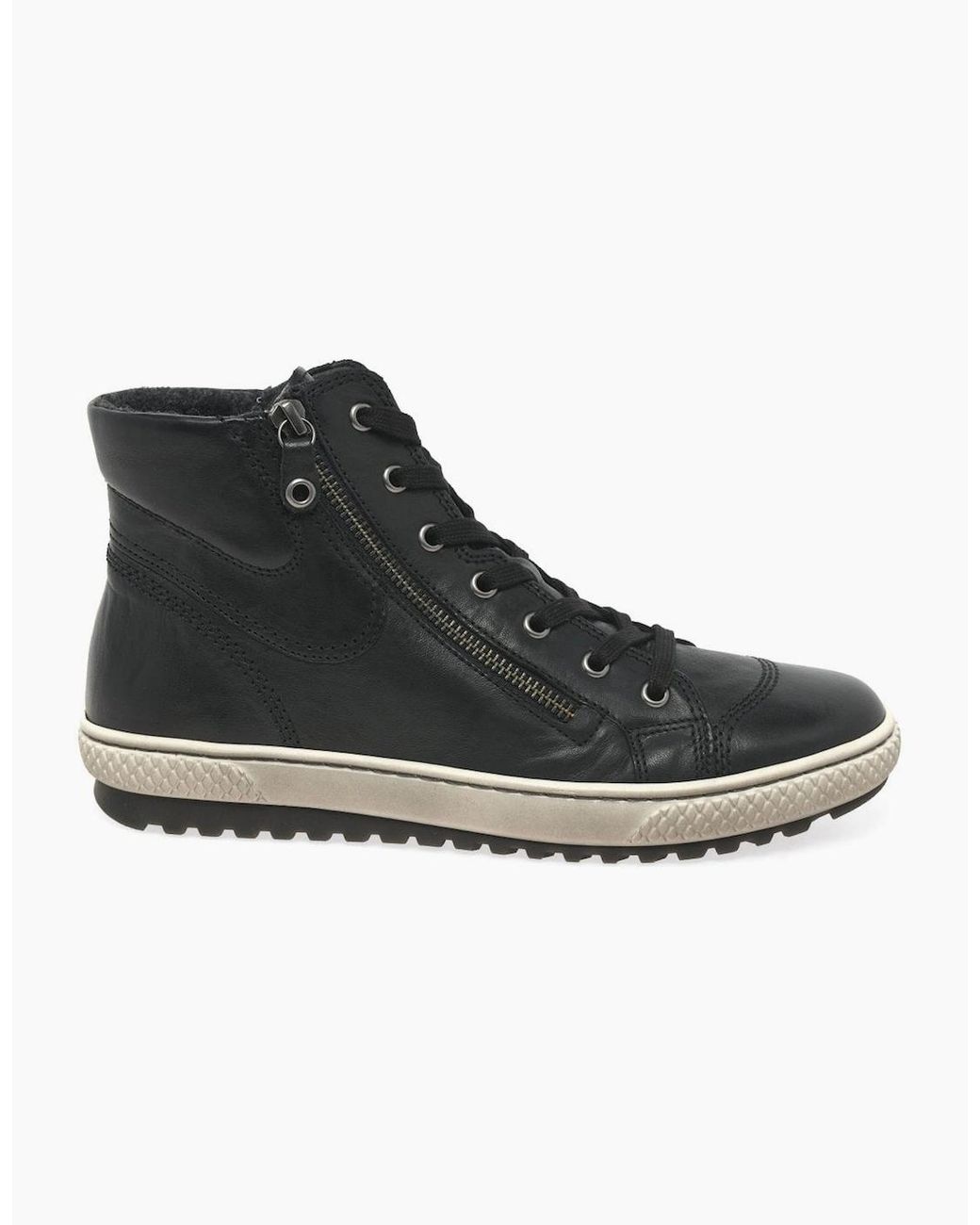 Gabor Black Bulner Casual Ankle Boots