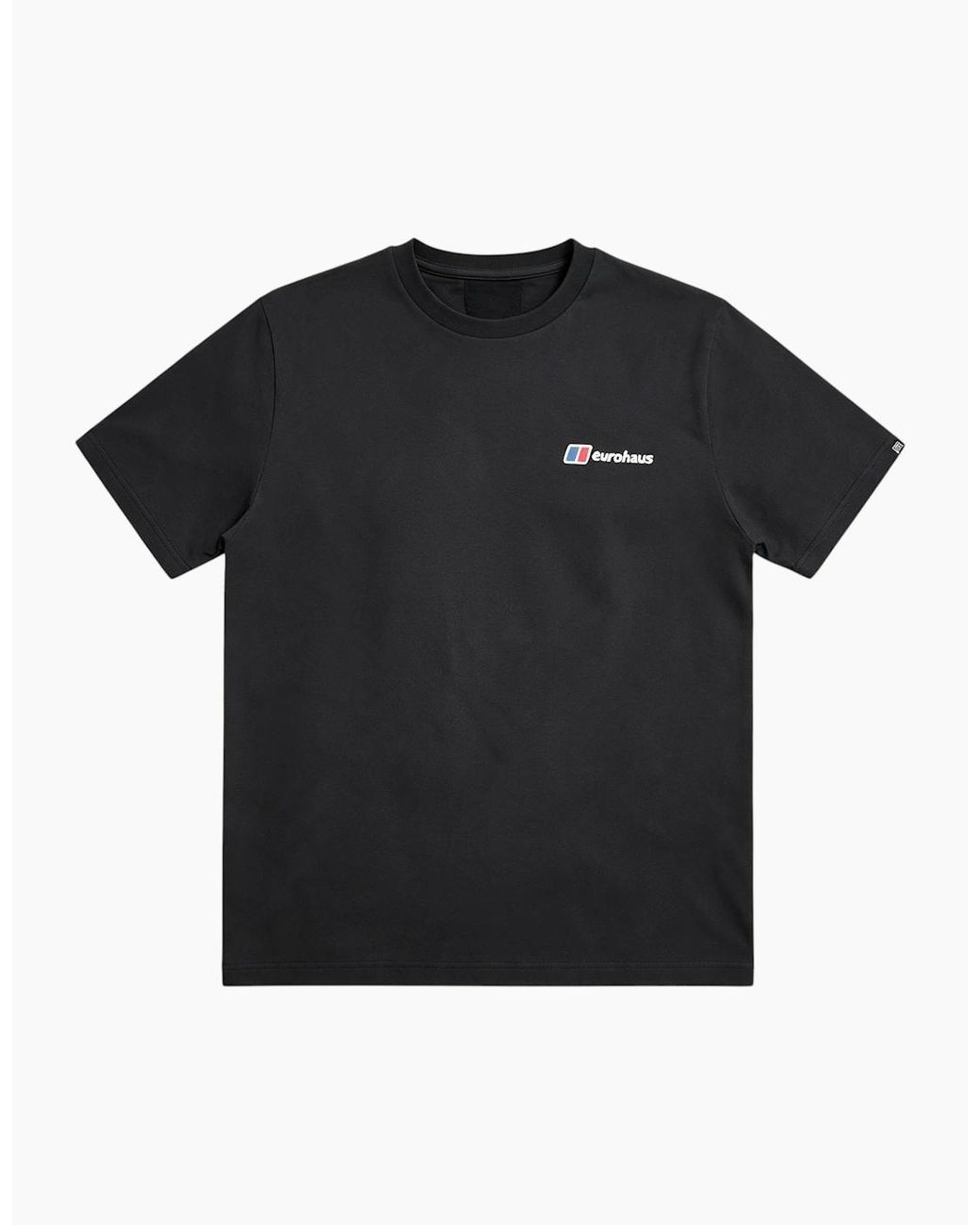 Berghaus Black T Shirt Mount Crew Neck Short Sleeve Cotton Summer Tee for men