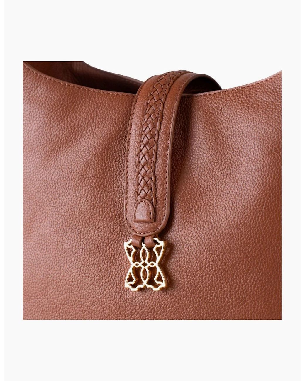 Lakeland Leather Brown Dalston Hobo Bag