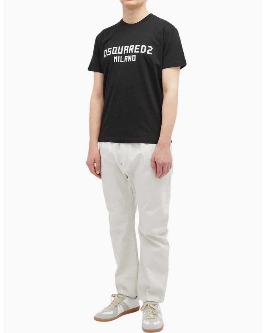 DSquared² Black Milano Cool Fit T Shirt for men