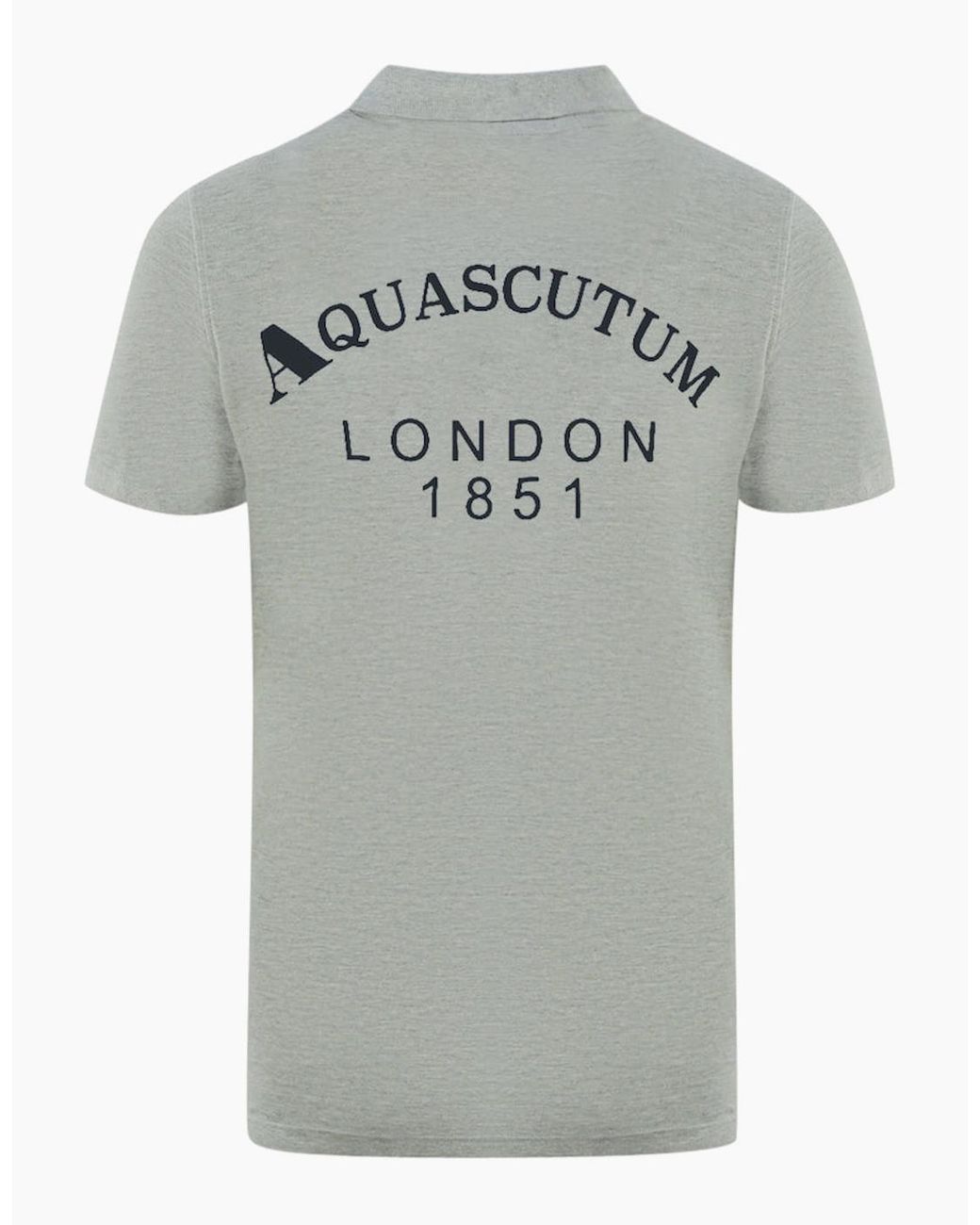 Aquascutum Gray London 1851 Polo Shirt for men