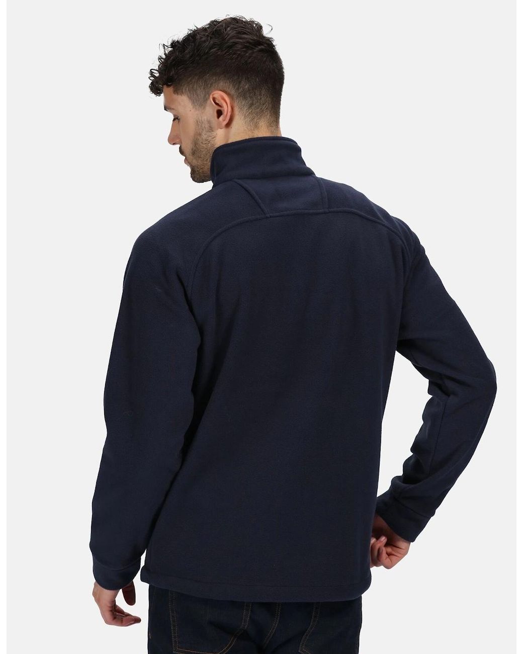 Regatta Blue Sigma Symmetry Heavyweight Anti-Pill Fleece Jacket (380 Gsm) for men
