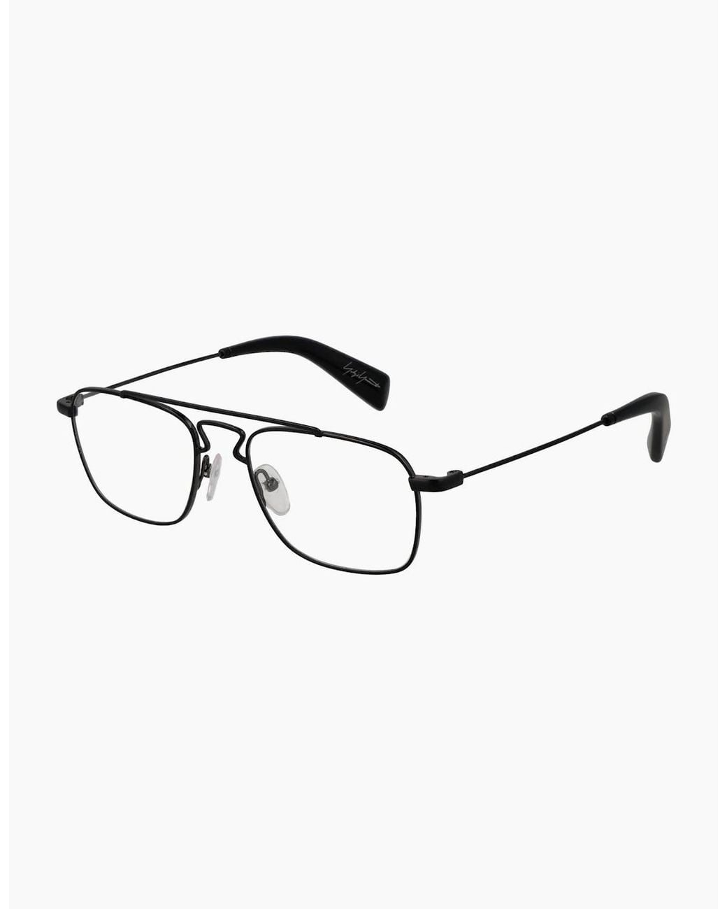 Yohji Yamamoto Black Optical Frame Yy3005 002 51 for men
