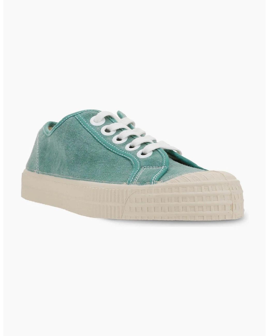 Novesta Green Star Master Washed Canvas Trainers