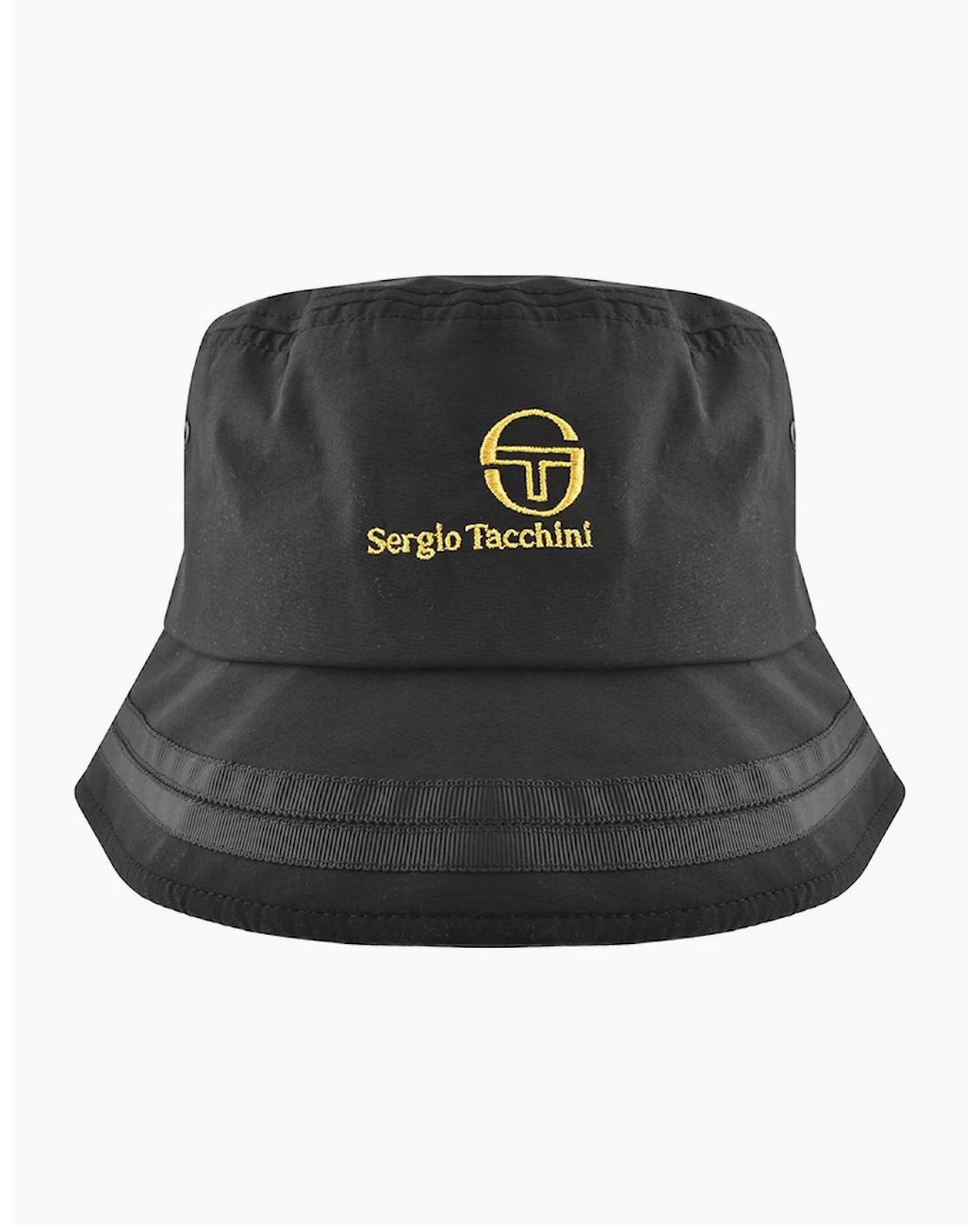Sergio Tacchini Black Marcell Bucket Hat