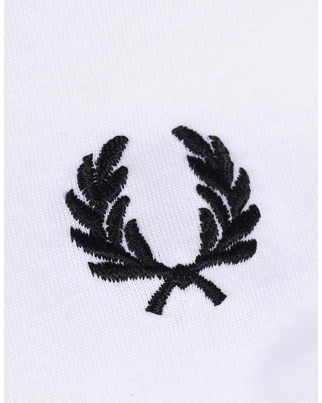 Fred Perry White Twin Tipped T-Shirt for men