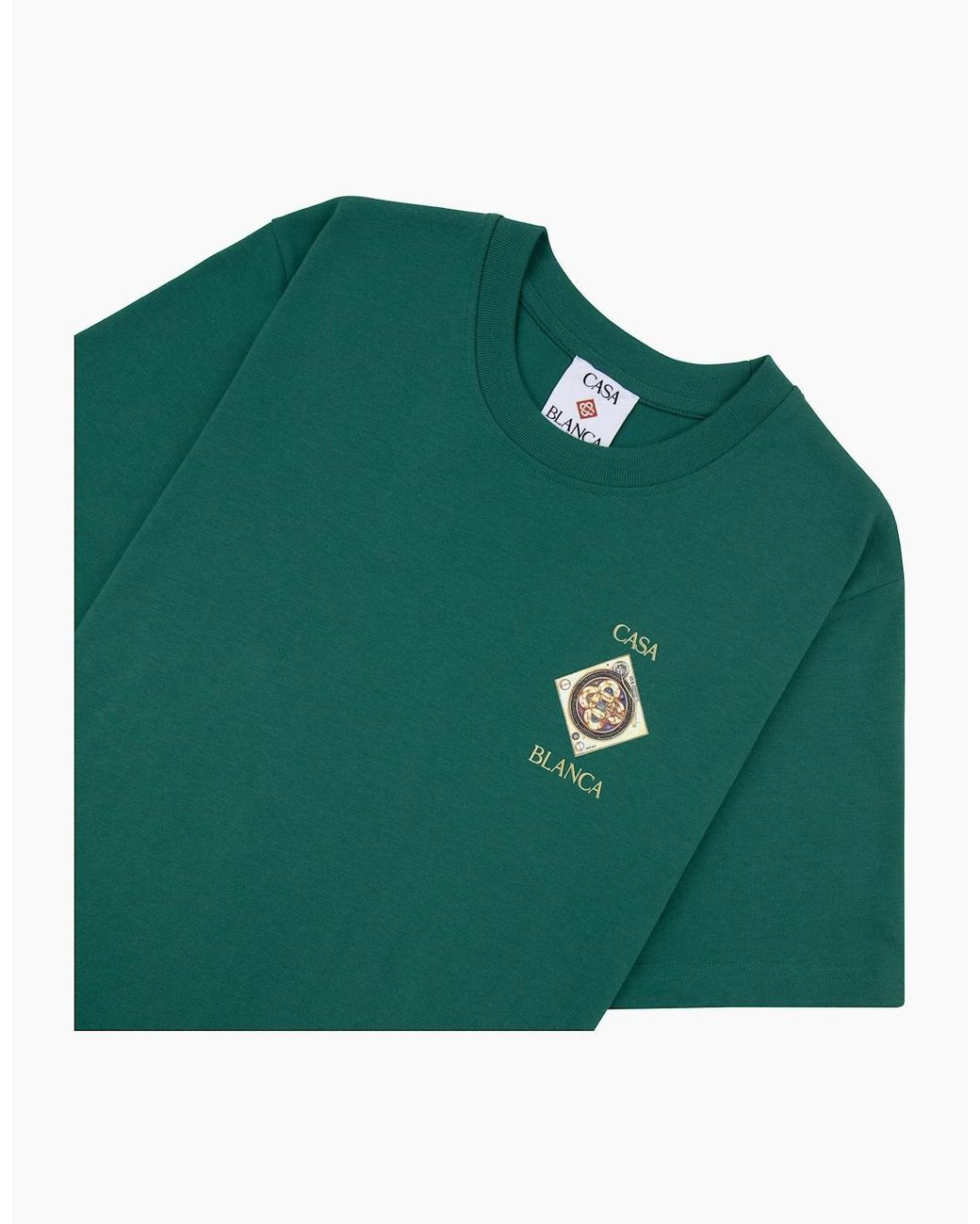Casablanca Green Plafond Orne De Musique T-Shirt for men