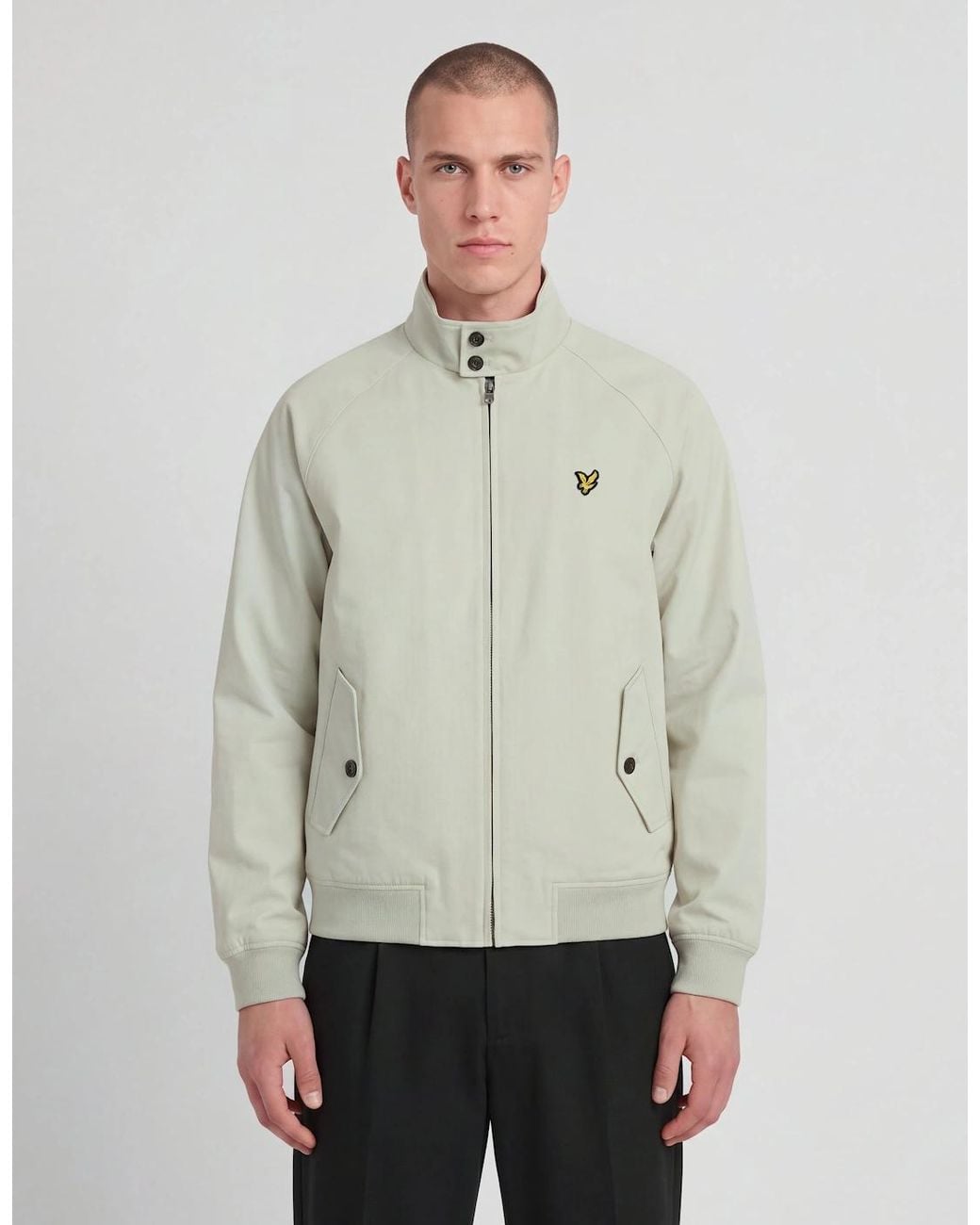 Lyle & Scott Natural Cotton Harrington Jacket for men