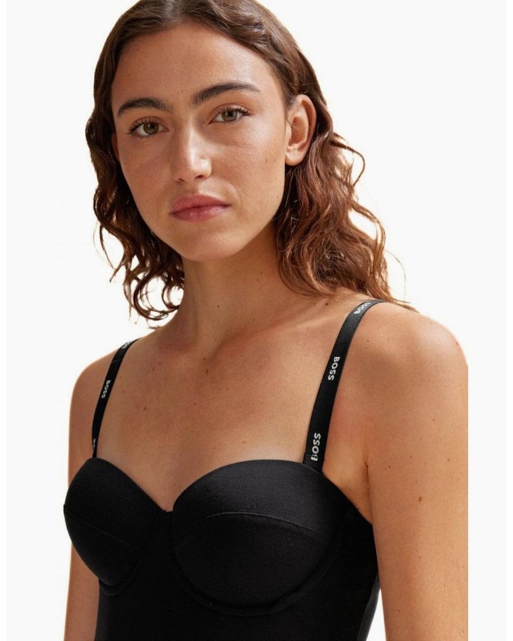 Boss Black Logo Strap Bodysuit