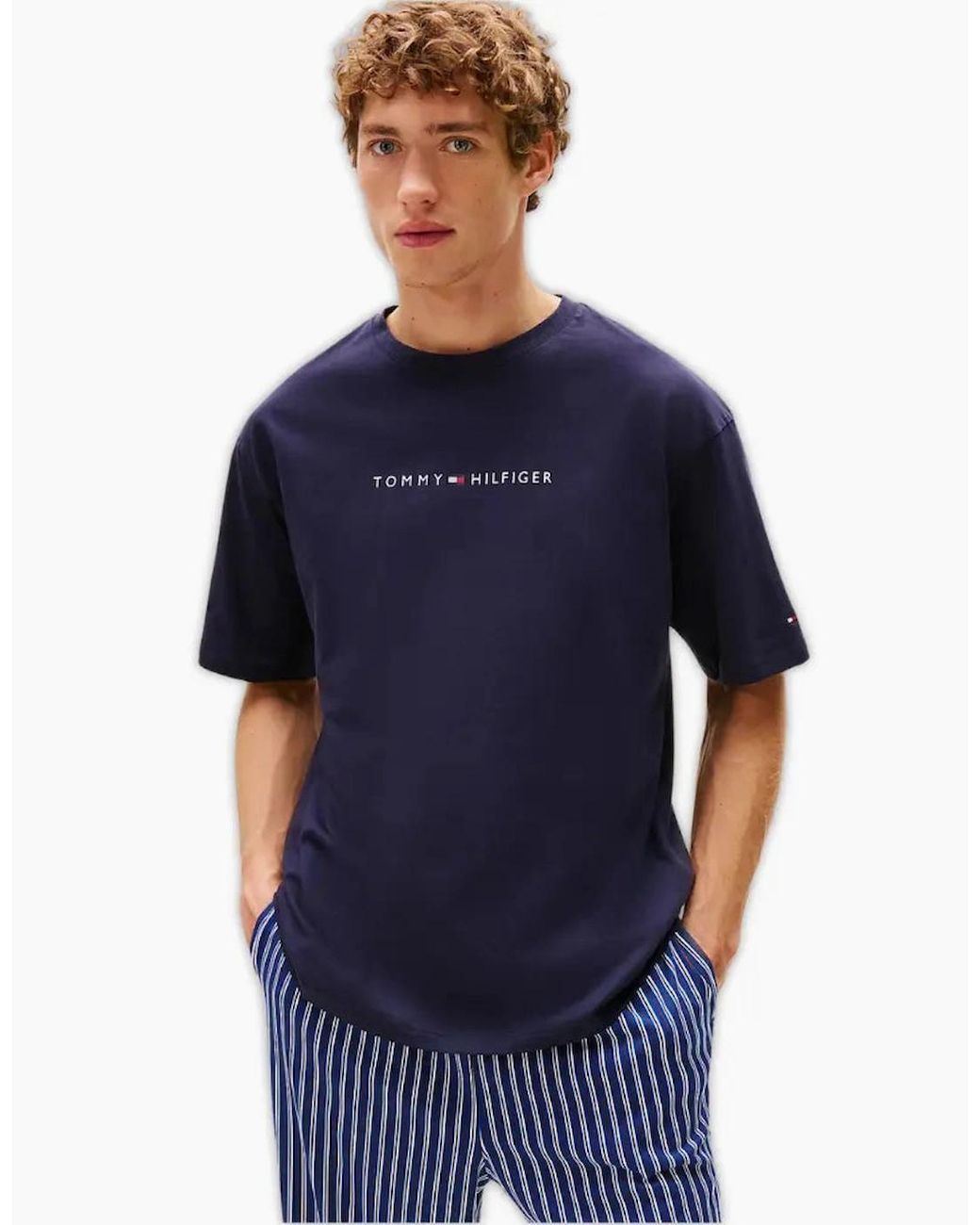 Tommy Hilfiger Blue Th Original T-Shirt, Desert Sky for men