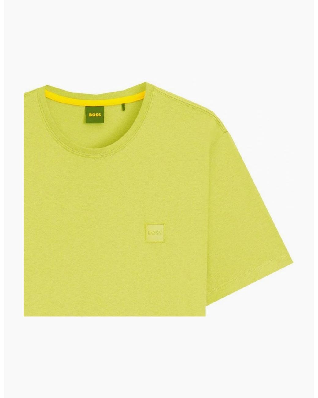 Boss Yellow Lime Tales T-Shirt for men