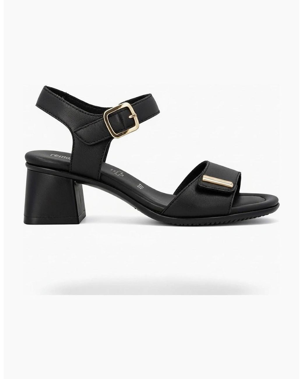 Remonte Black D1K54 Ankle Strap Sandals