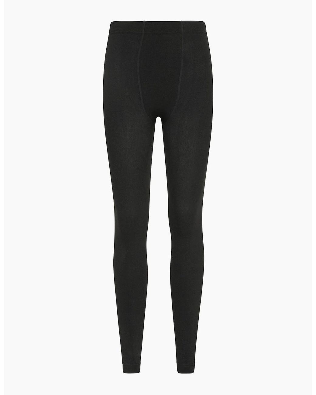 Mountain Warehouse Black Ladies Fluffy Fleece Lined Thermal Leggings