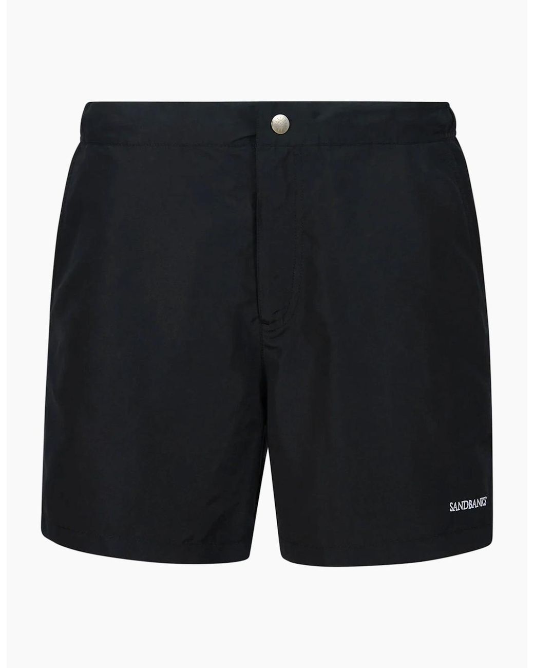 Sandbanks Black Side Stripe Swim Short for men