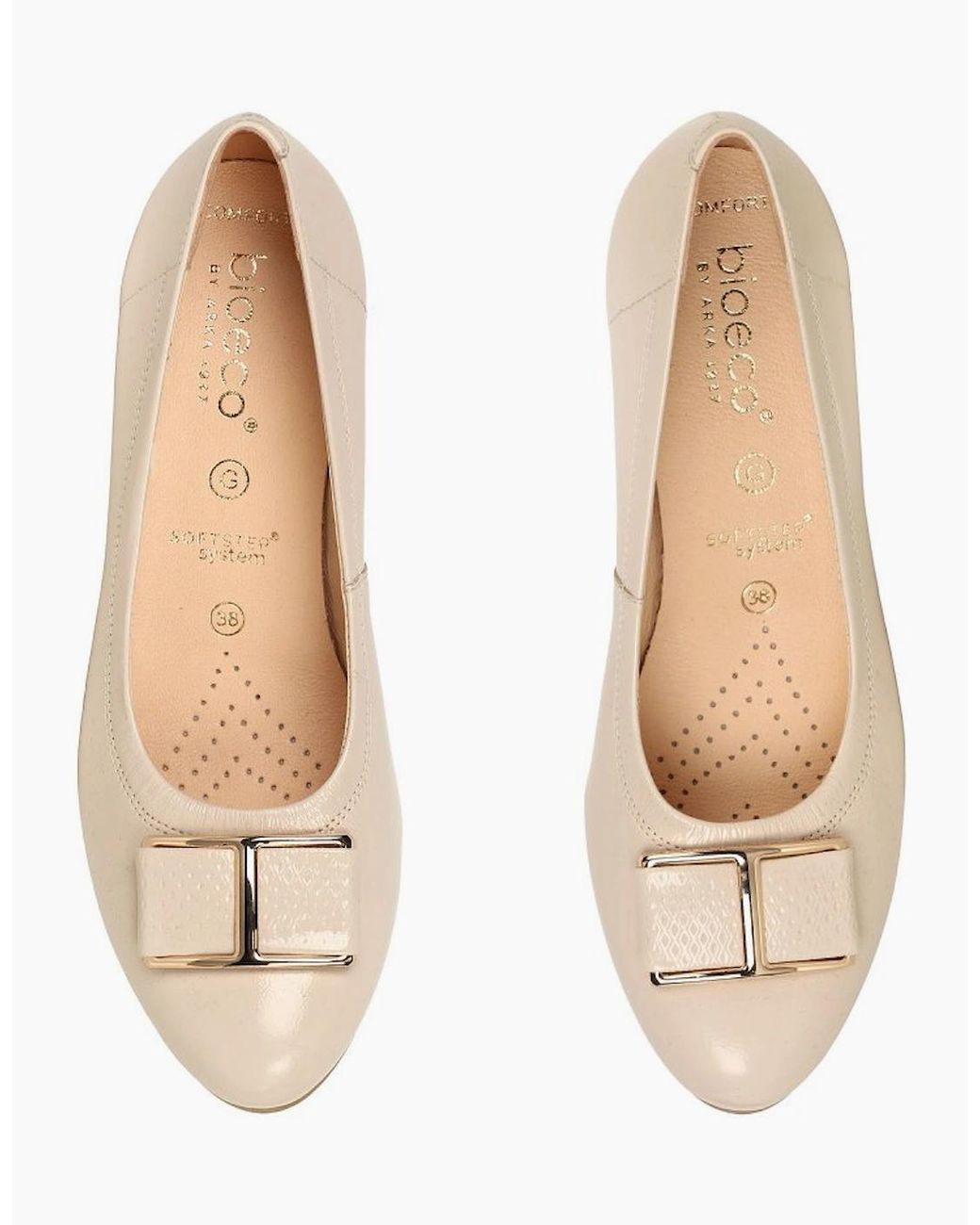 Bioeco Natural Daphne Court Shoes