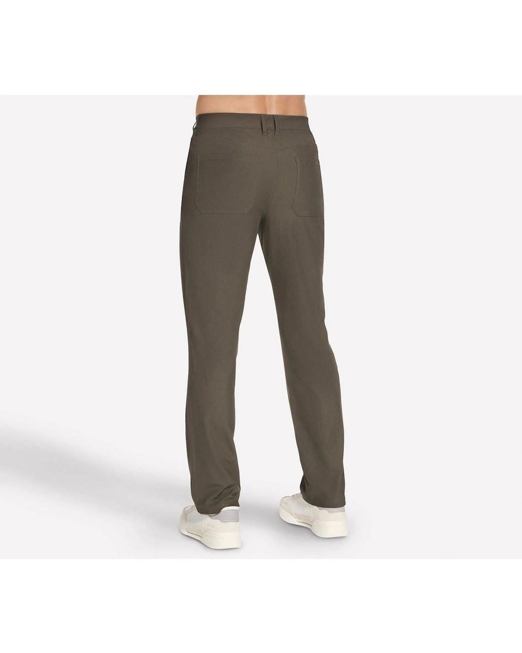 Skechers Gray Premium 5 Pocket Pant Polyester Chino Pants for men