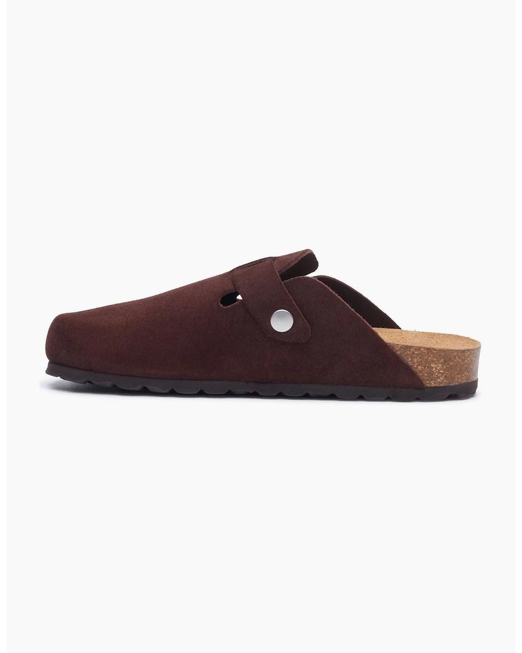 Hush Puppies Red Bailey Suede Chocolate Mules
