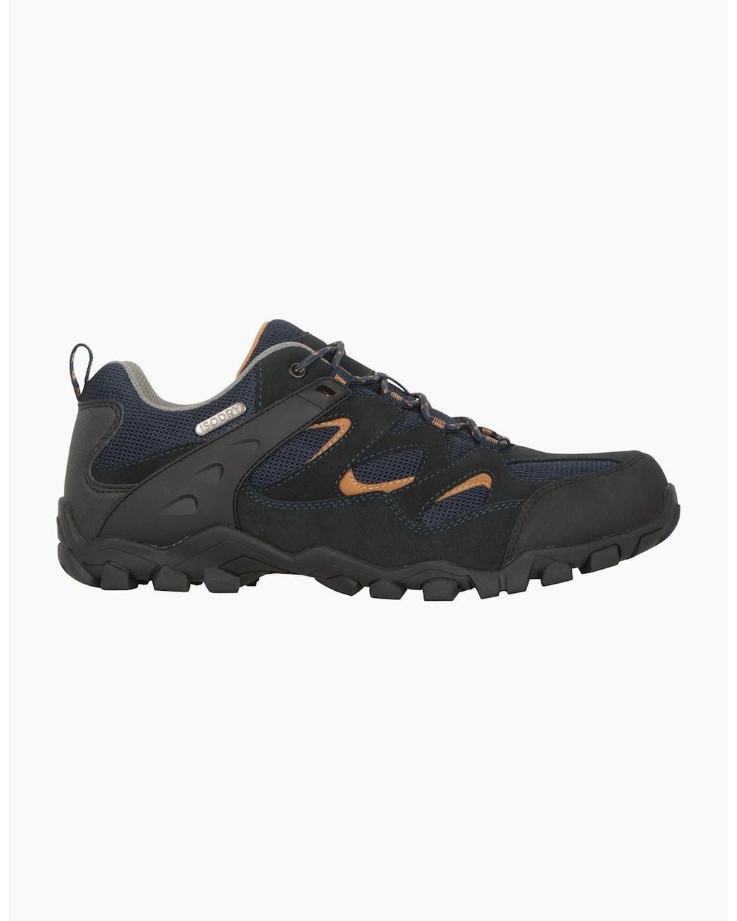 Mountain Warehouse Black Curlews Waterproof Suede Walking Shoes for men