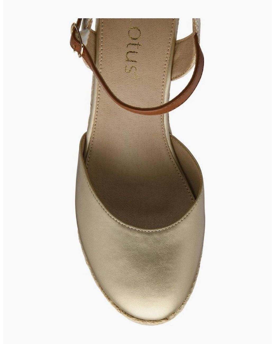 Lotus Metallic Katie Espadrilles