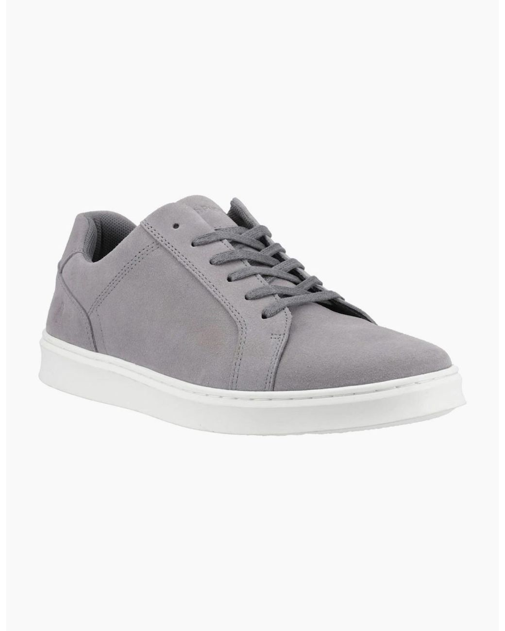 Hush Puppies Gray Madden Suede Shoes for men
