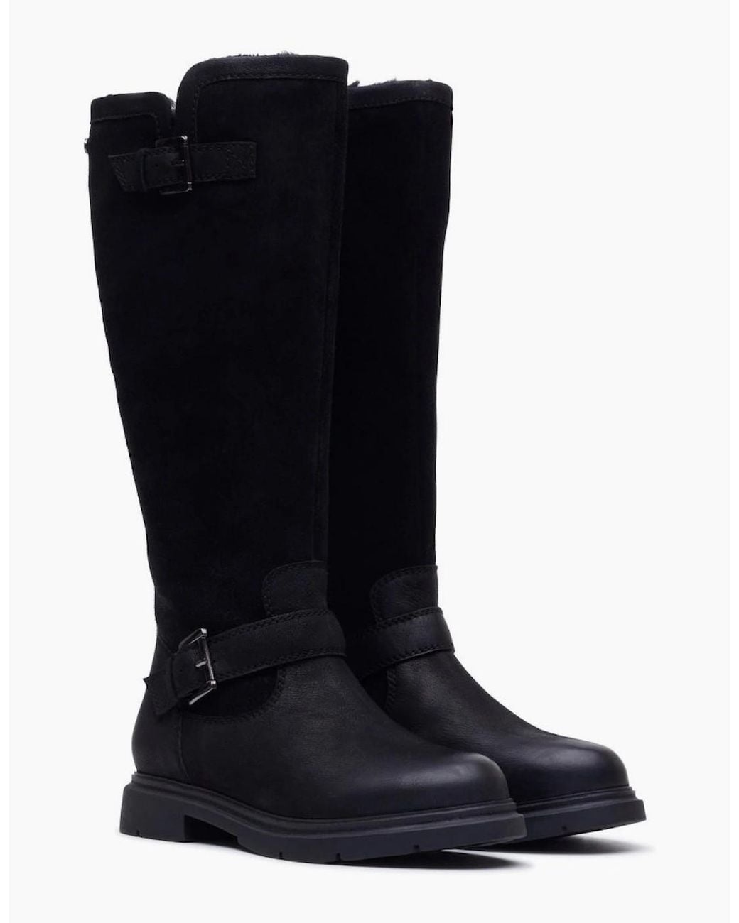 Hush Puppies Black Cressida Knee High Boots