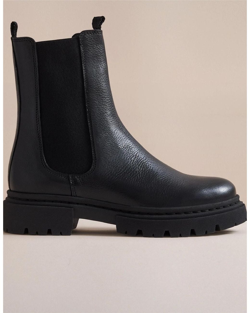 Hudson Black Blake Leather Chelsea Boot