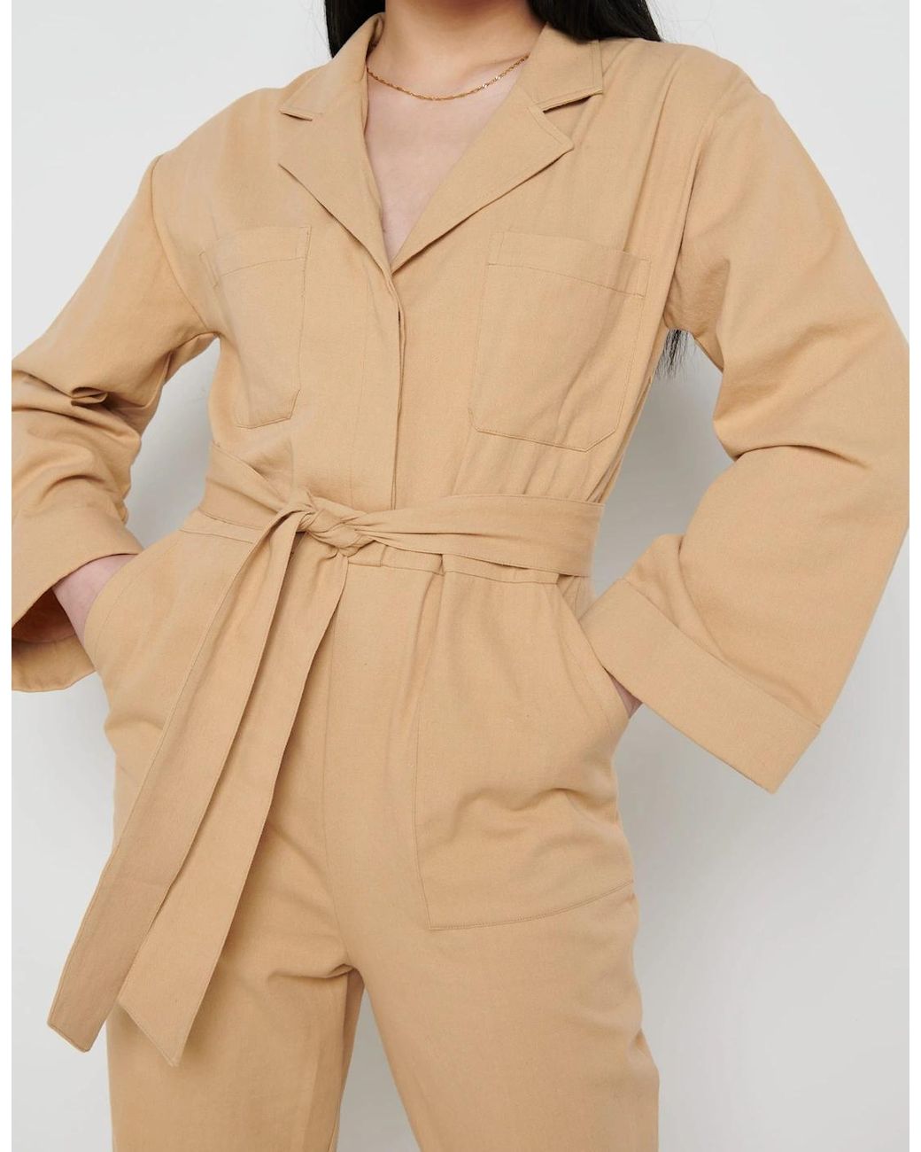 Pretty Lavish Natural Hudson Jumpsuit