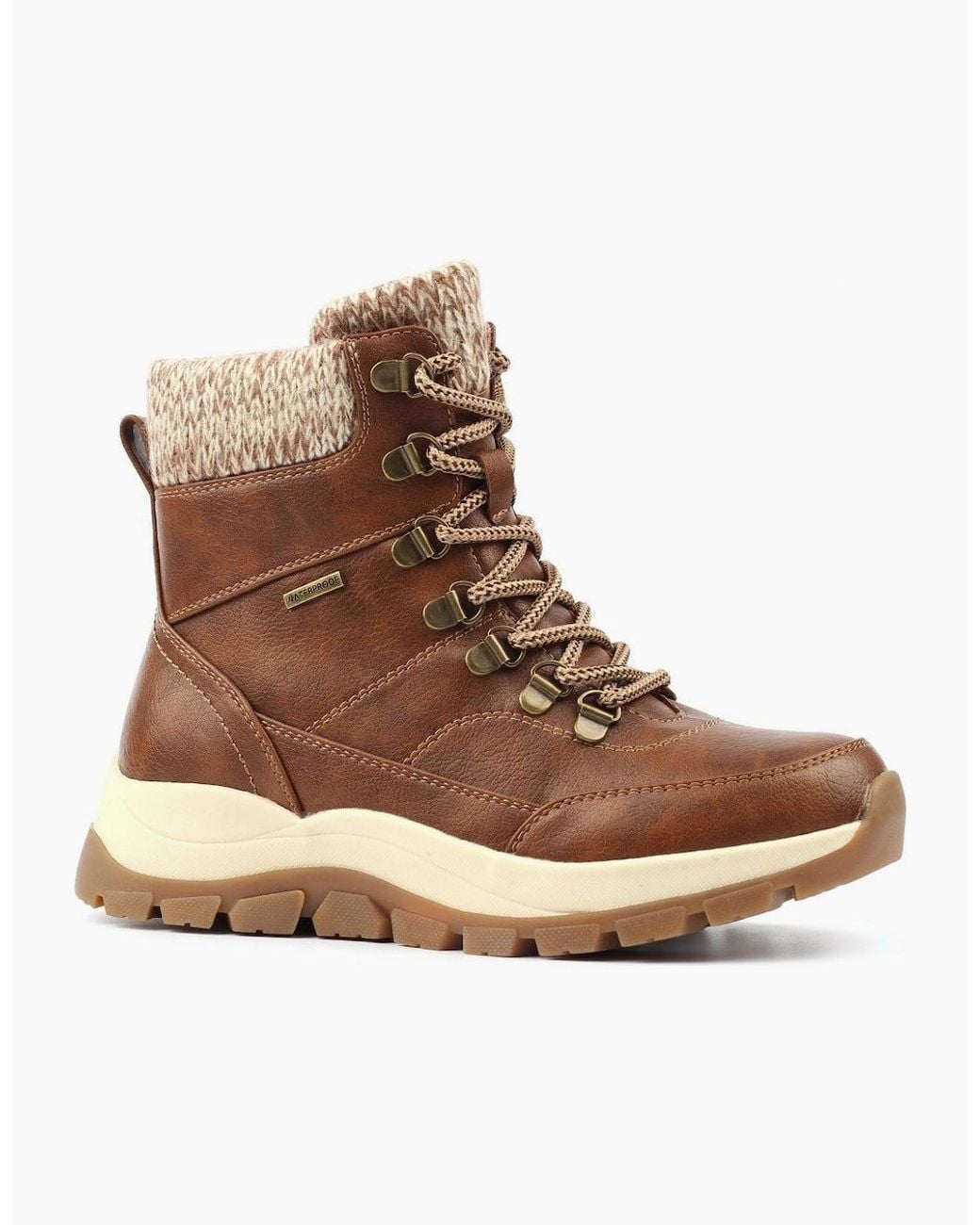 Lunar Brown Kallie Ankle Boots