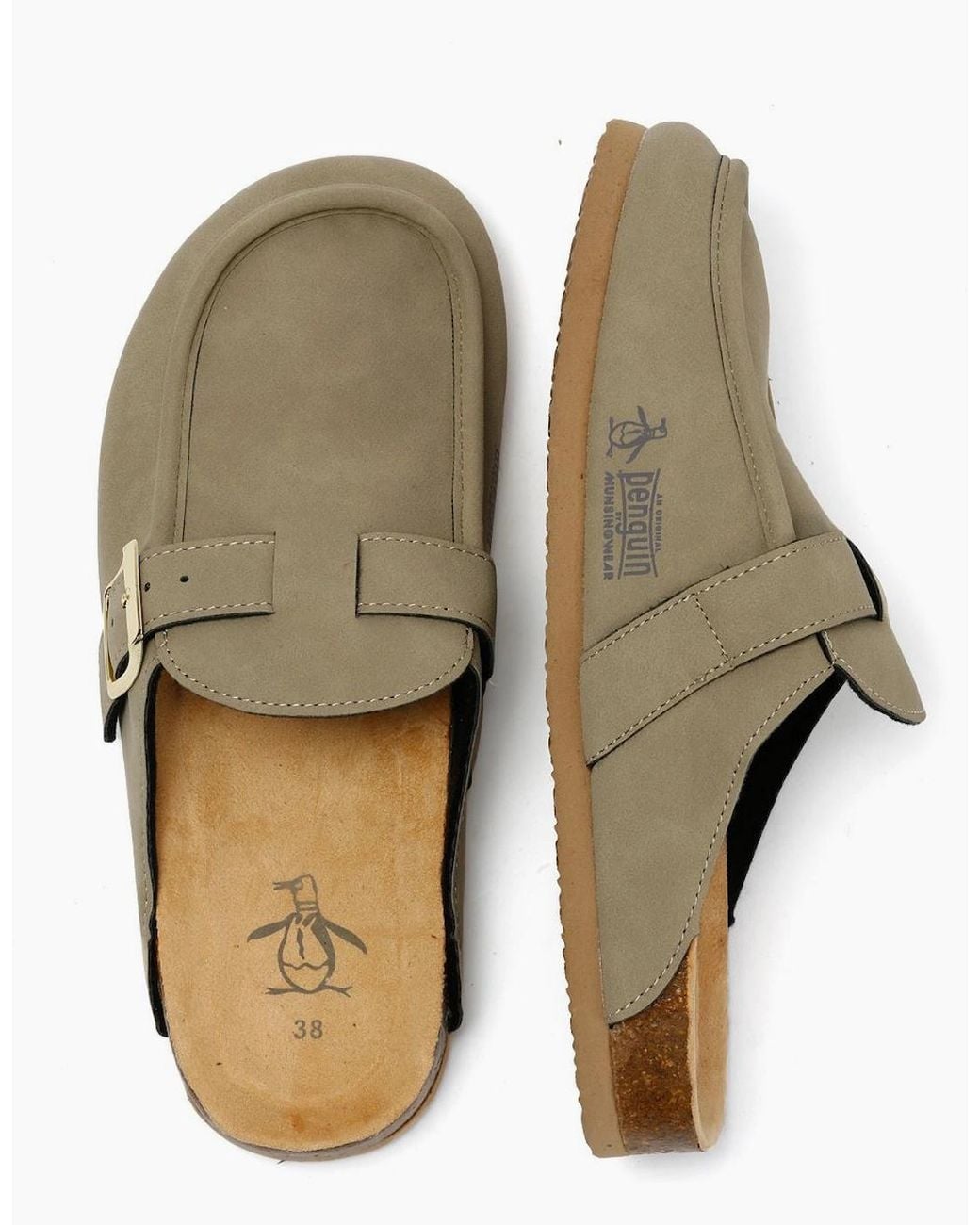 Original Penguin Green Penguin Preema Sand Clogs