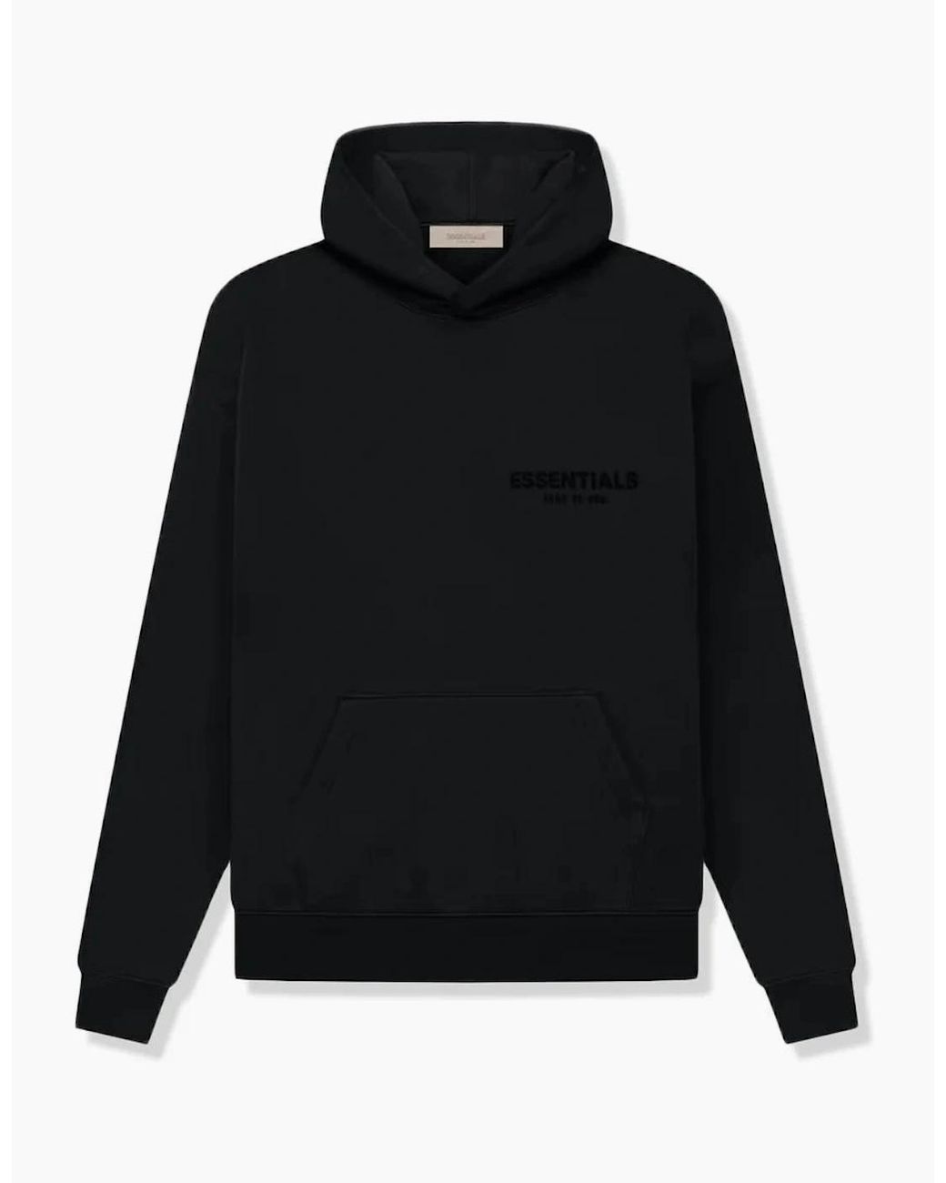 Fear Of God Black Pullover Hoodie 'Stretch Limo'