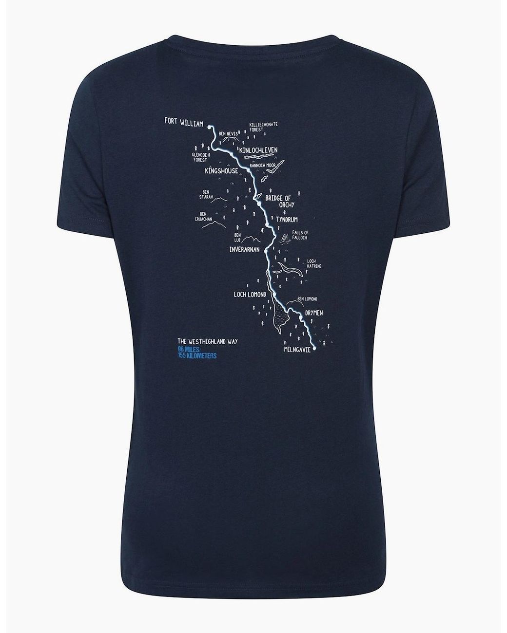 Mountain Warehouse Blue Ladies West Highland Way T-Shirt