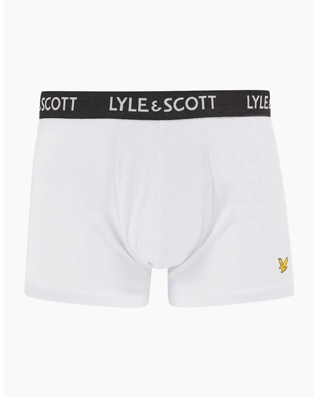 Lyle & Scott White 5-Pack Miller Boxer Briefs for men