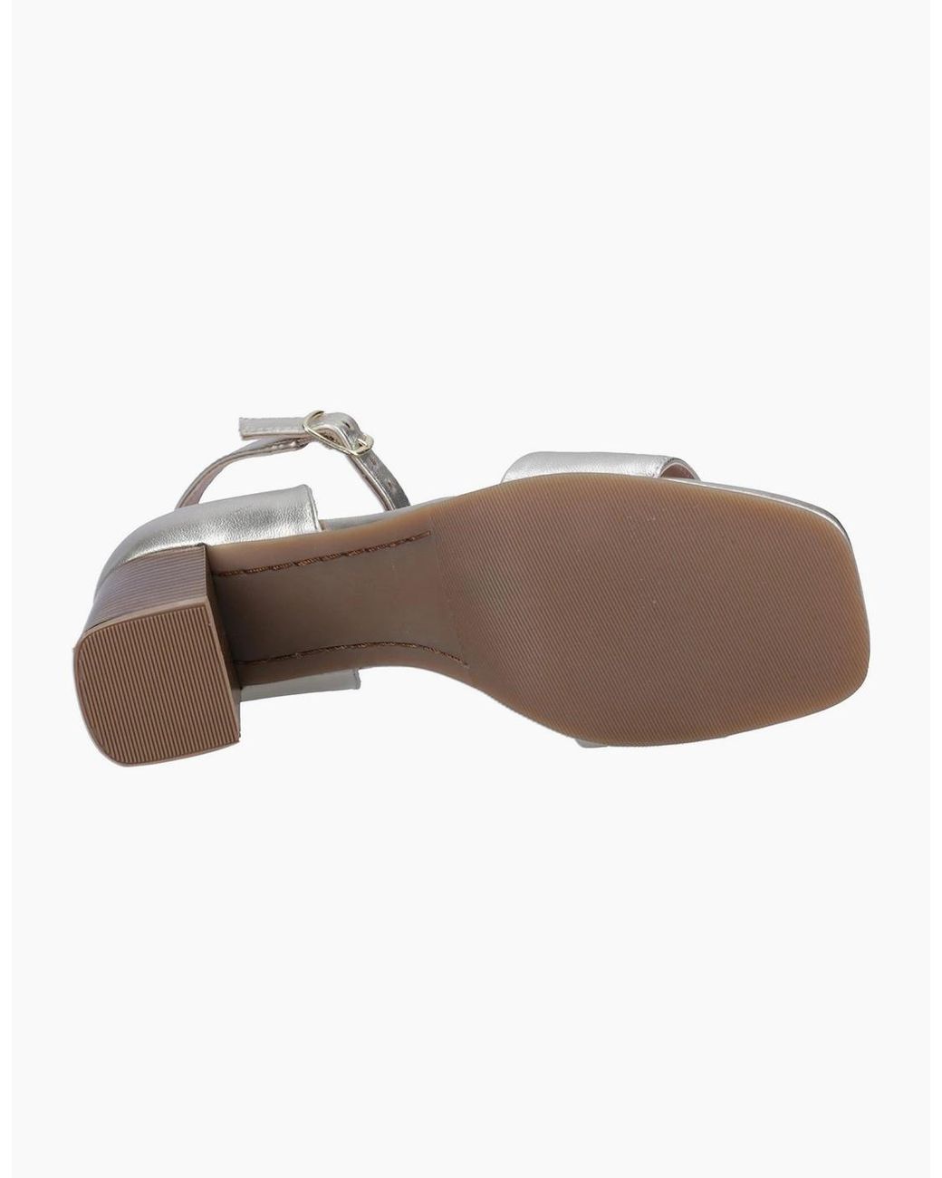 Hush Puppies White Kelsey Leather Sandals