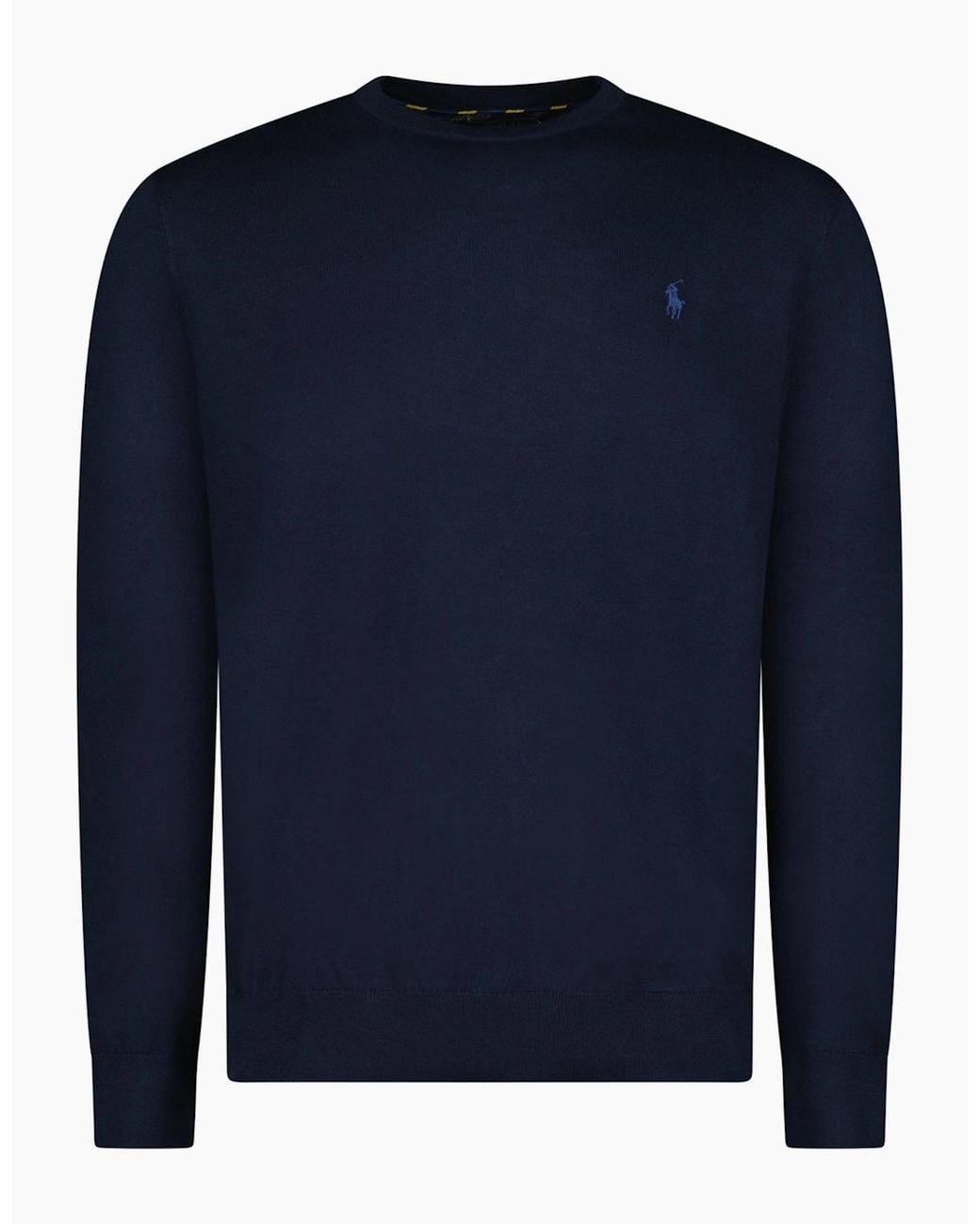 Polo Ralph Lauren Blue Ralph Lauren Slim Fit Cotton Jumper for men