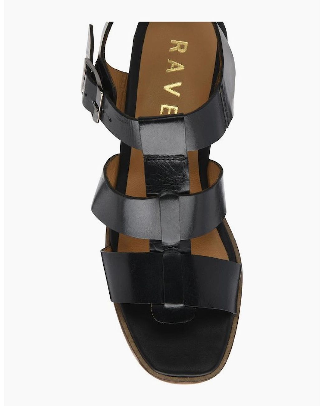 Ravel Black Togston Heeled Sandals