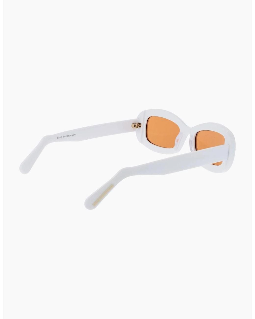 Gcds White Sunglasses Gd0027 21E 53
