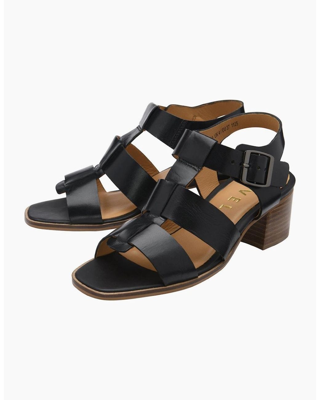 Ravel Black Togston Heeled Sandals