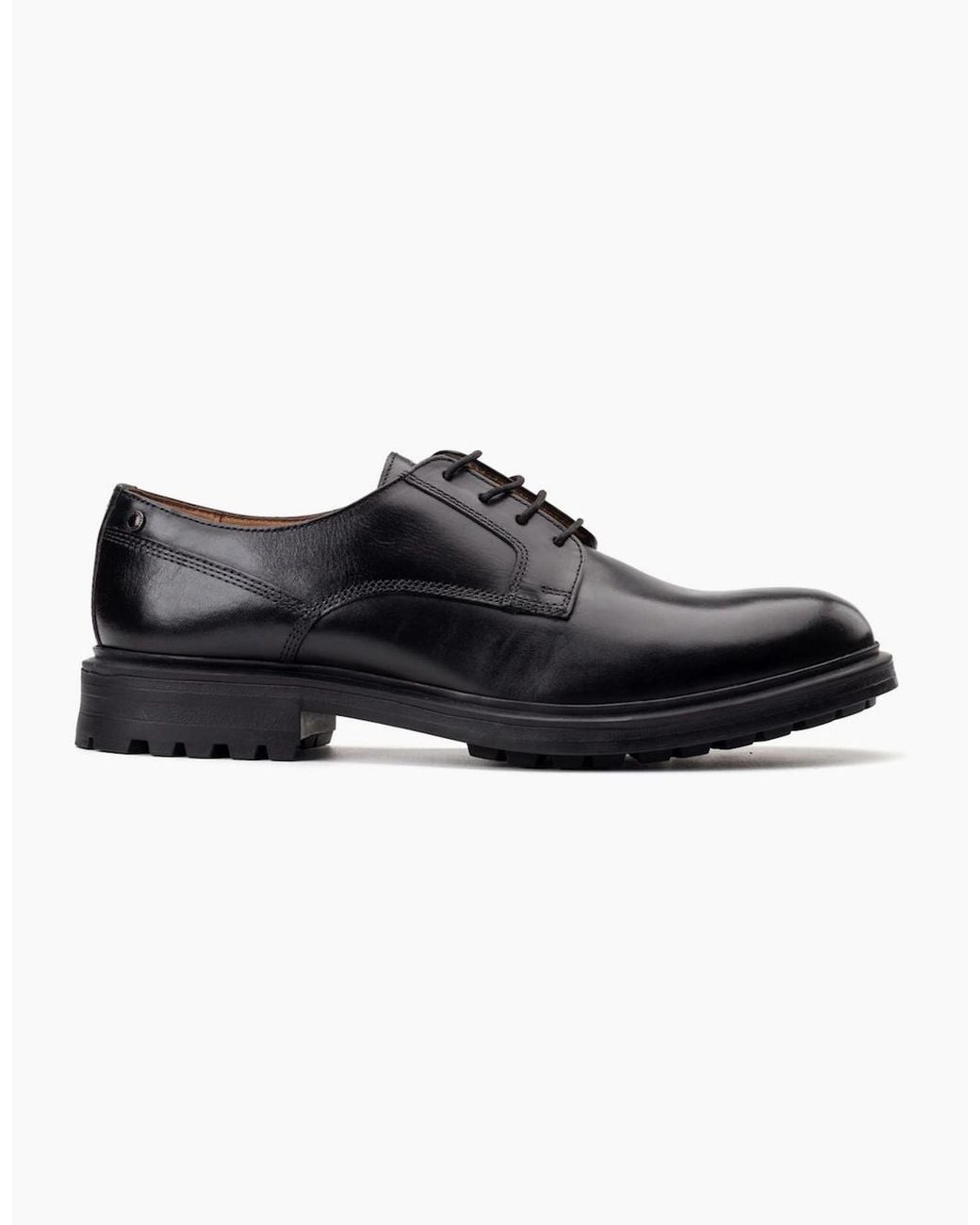 Base London Black Locke Lace Up Shoes for men