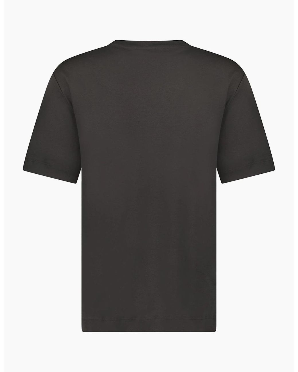 Gran Sasso Black Pure Cotton T-Shirt for men