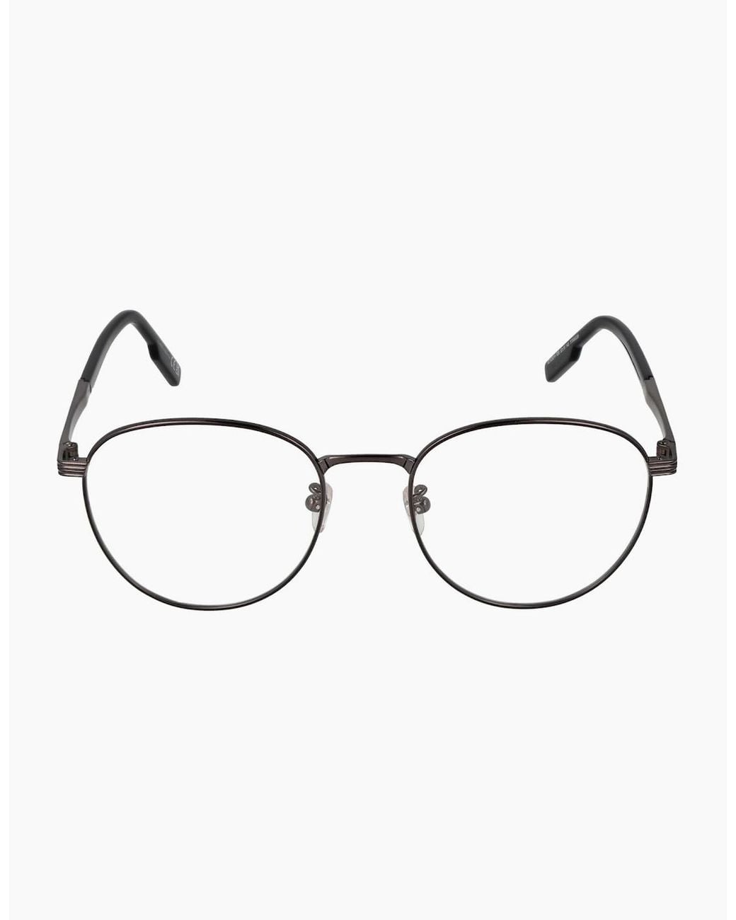 Zegna Brown Optical Frame Ez5252-H 008 52 Titanium for men