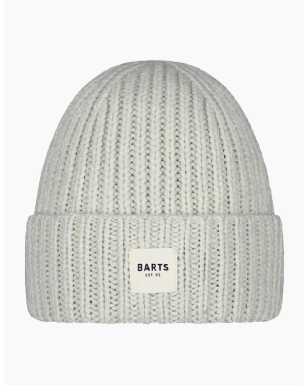 Barts Gray Blaira Rib-Knit Beanie