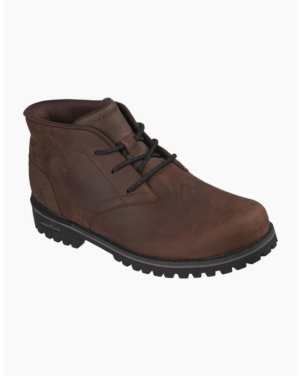 Skechers Brown Quintero Damien Boots for men