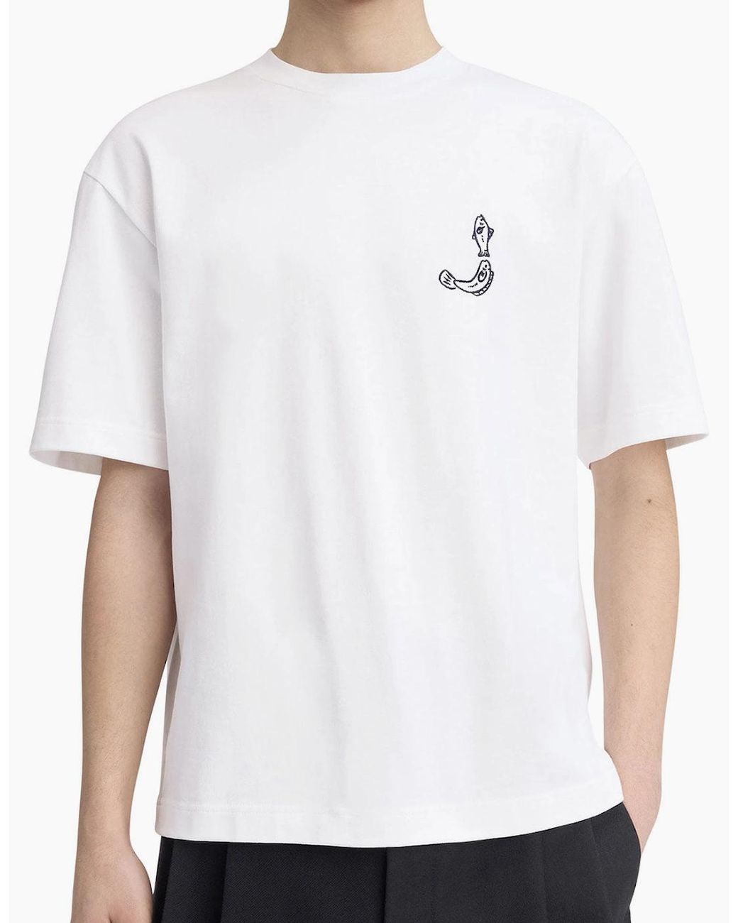 Jacquemus White Oversized The Merù T-Shirt for men