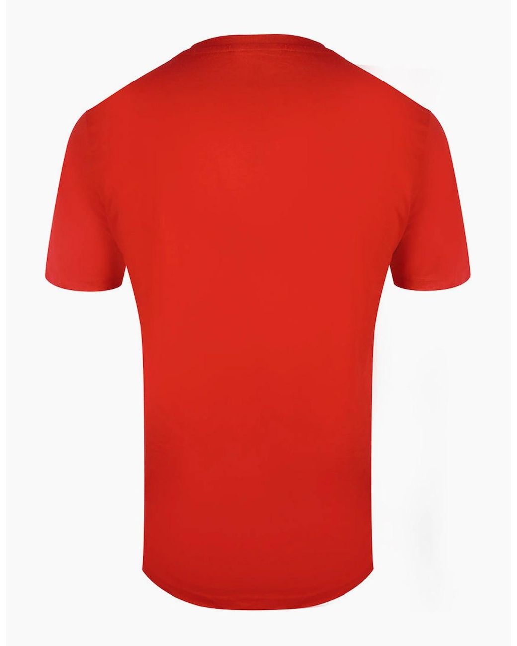 Roberto Cavalli Red Cavalli Class Varsity Logo T-Shirt for men