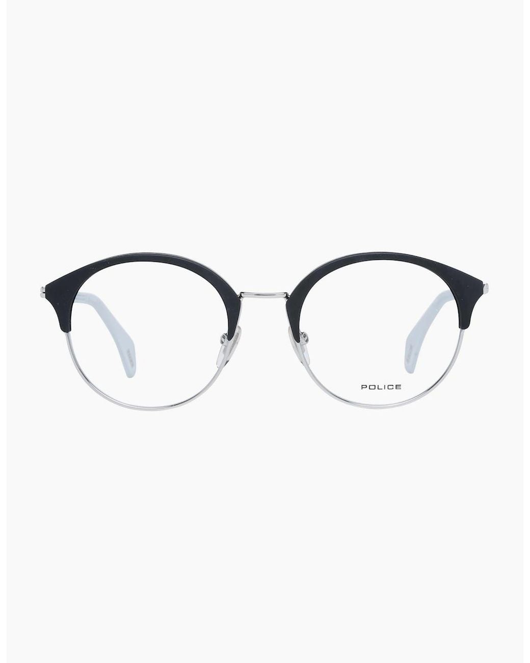 Police White Optical Frame Vpl730 579Y 50