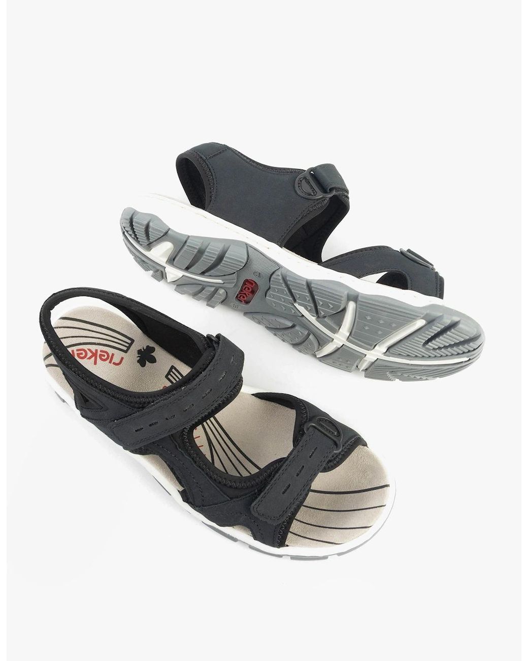Rieker White 68866-14 Sandals