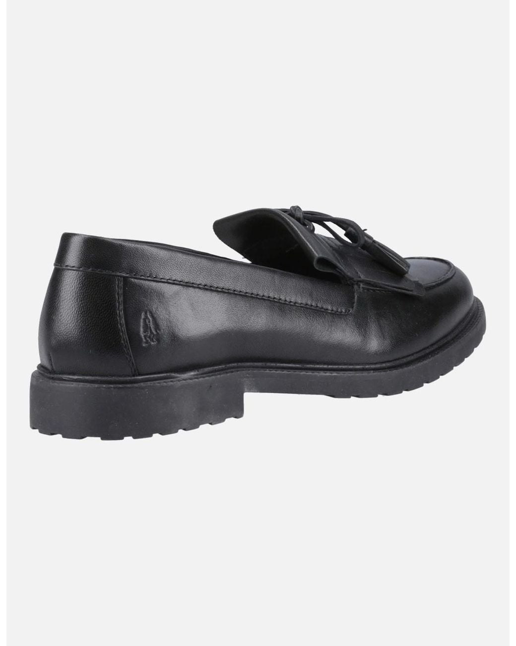 Hush Puppies Black Verity Kiltie Leather Loafers