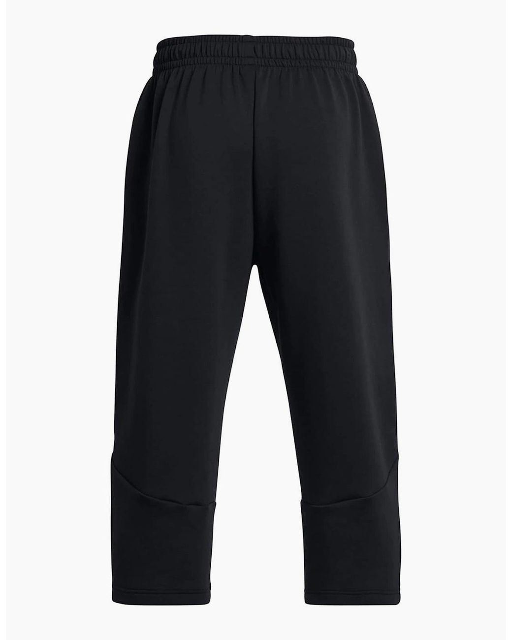Under Armour Blue Fleece Solid Patterned Baggy Sweatpants for men