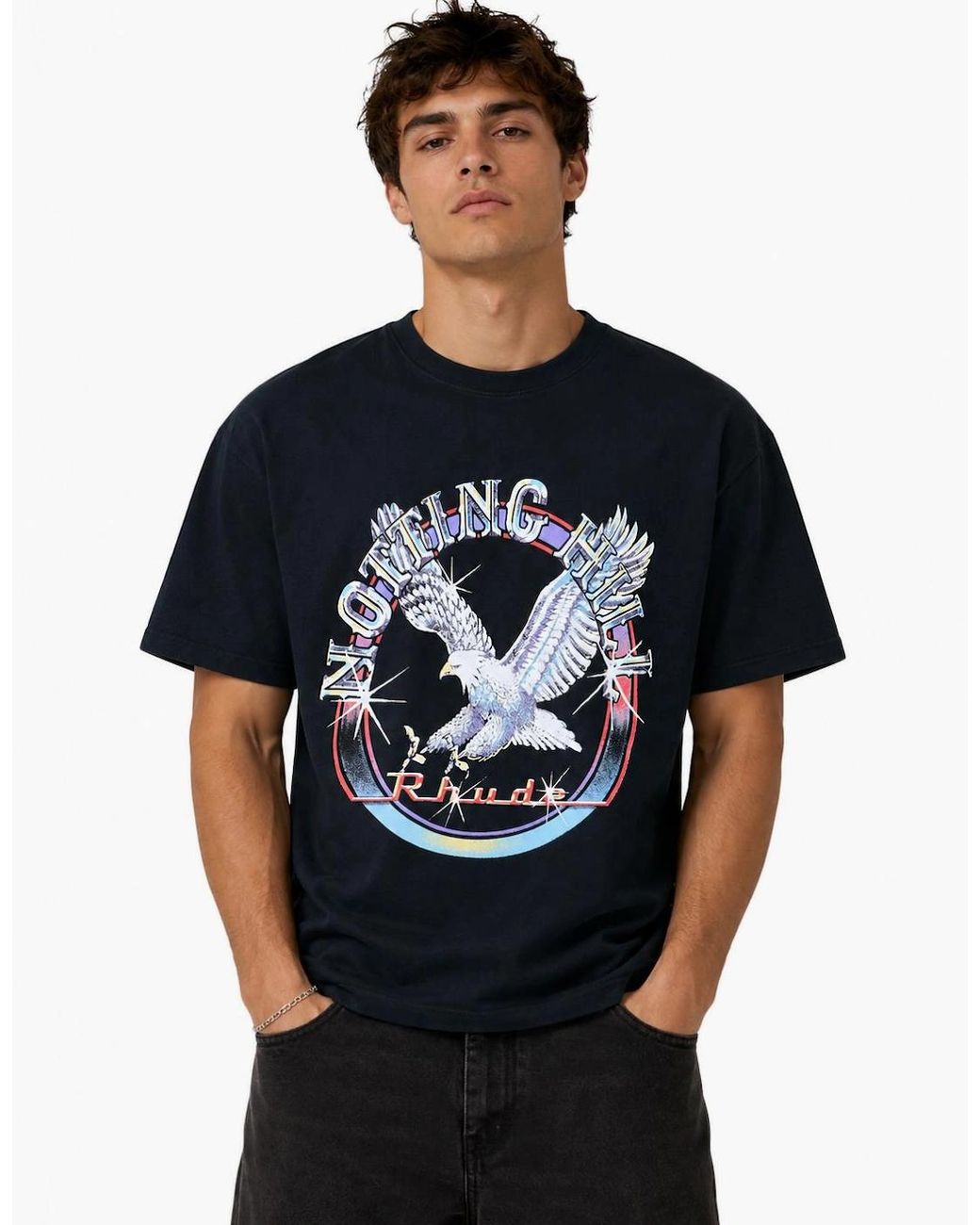Rhude Blue T-Shirt for men