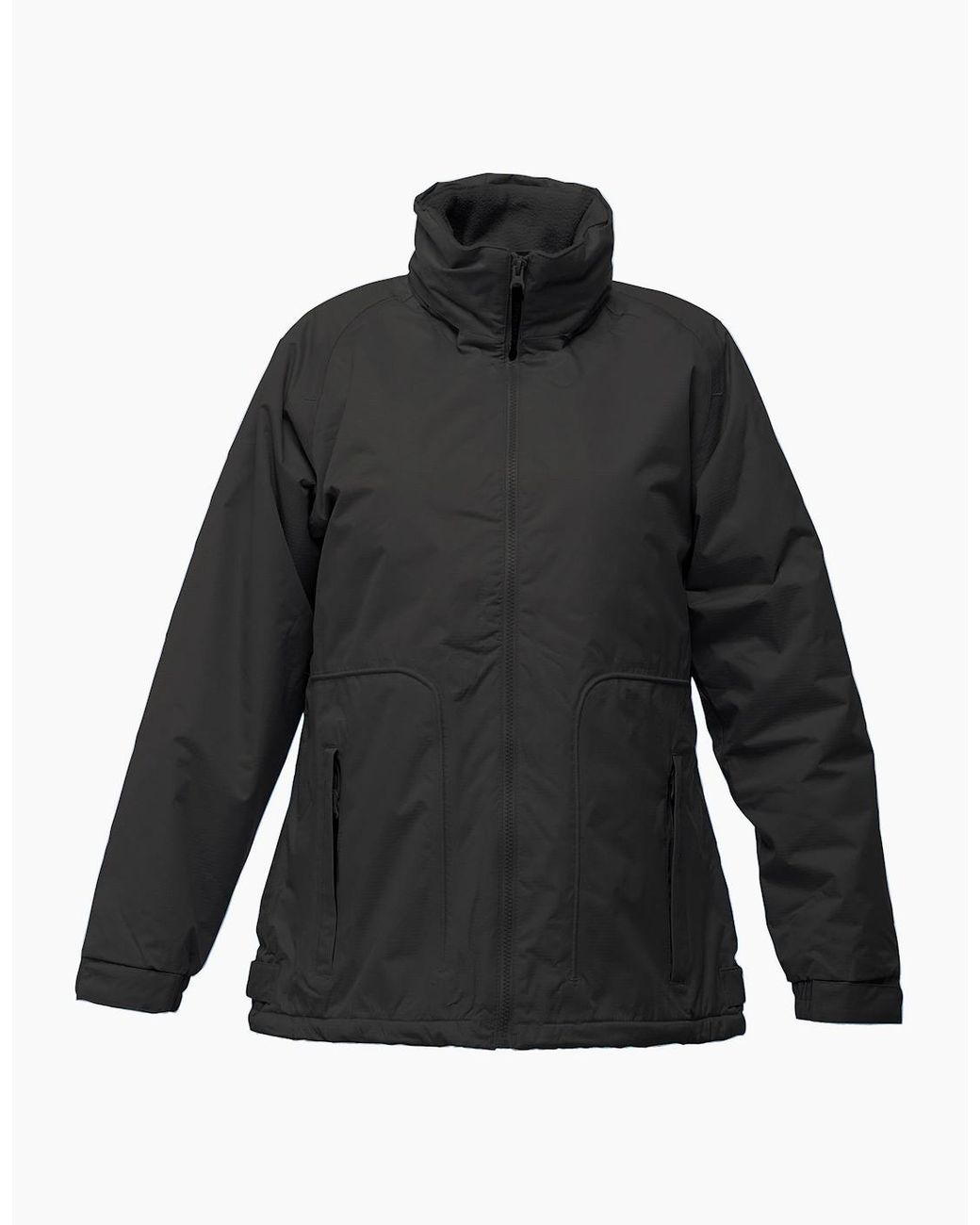 Regatta Black Ladies Waterproof Windproof Jacket (Fleece Lined)